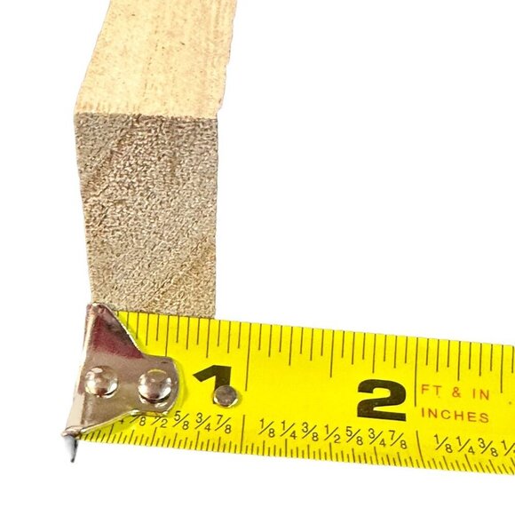 Wooden Block Sign Chalkboard Back Decor Rustic Farmhouse Tier Tray Display Blue - Picture 6 of 8